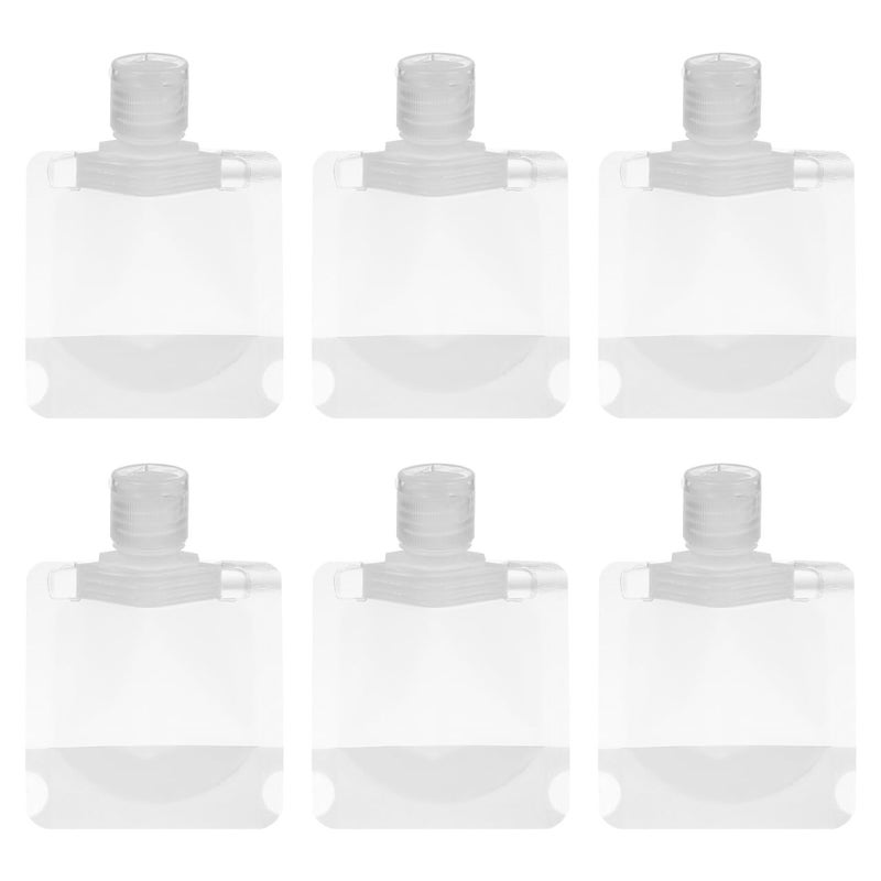 KALLORY Refillable Empty Squeeze Pouch, 15pcs 30ml Stand Up Pouch Toiletry Lotion Gel Squeezable Bags Plastic Toiletry Containers for Travel Toiletries Cosmetic - Image 1